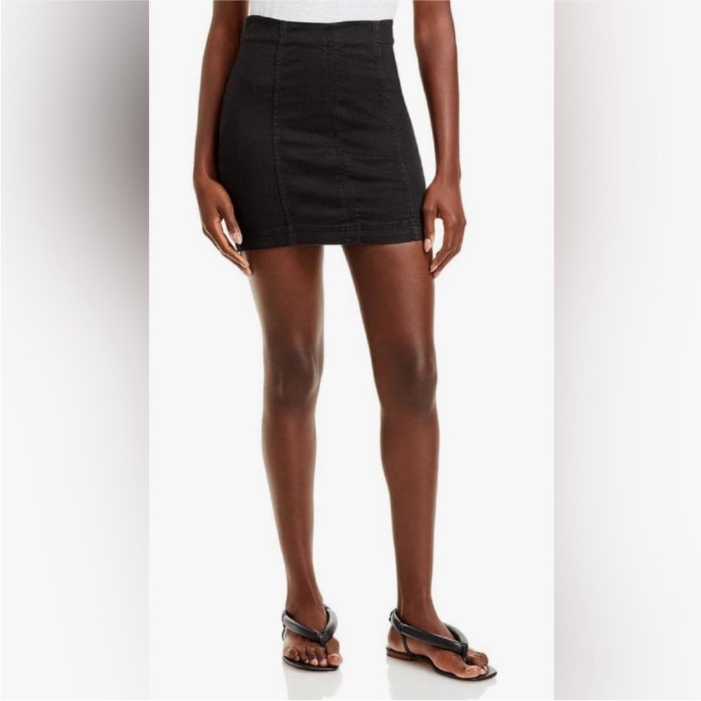 NWT Free People Denim Mini Skirt Size 4